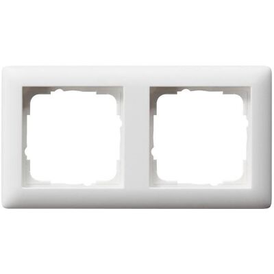 Gira, Accessori per interruttori e prese, Telaio 2-gang System 55, Standa Gira, Accessori per interruttori e prese, Telaio 2-gang System 55, Standa
