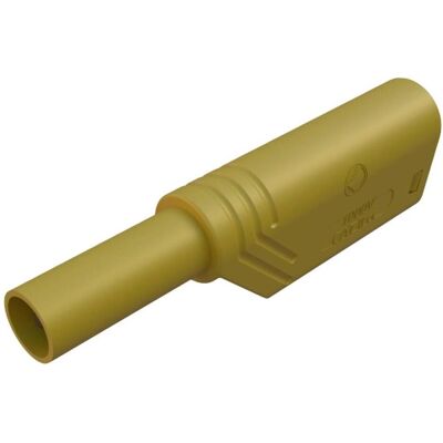 SKS Tappo a lamella di sicurezza St, Cavo + Spina elettrica, Giallo SKS Tappo a lamella di sicurezza St, Cavo + Spina elettrica, Giallo