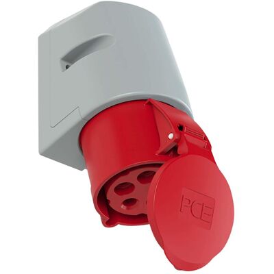 Prese da parete PCE - 5 poli, 400V, IP44 Prese da parete PCE - 5 poli, 400V, IP44
