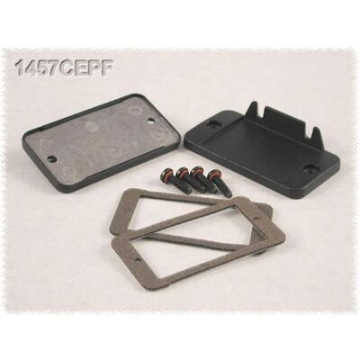 Hammond Piastra terminale con flangia (L x W x, Accessori di elettronica + Alloggiamento, Nero Hammond Piastra terminale con flangia (L x W x, Accessori di elettronica + Alloggiamento, Nero