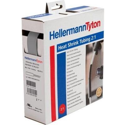 HellermannTyton - 300-31904 - Grigio - 19.10 mm Ø - Gaine termorestringente HellermannTyton - 300-31904 - Grigio - 19.10 mm Ø - Gaine termorestringente