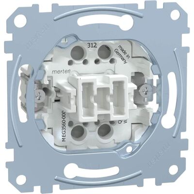 Merten Inserto Pulsante 1S Grigio - Interruttore Merten Inserto Pulsante 1S Grigio - Interruttore