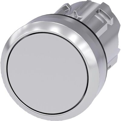 Siemens SIRIUS ACT Grigio 22mm Pulsante in Metallo - Pulsante in Metallo Siemens SIRIUS ACT Grigio 22mm Pulsante in Metallo - Pulsante in Metallo