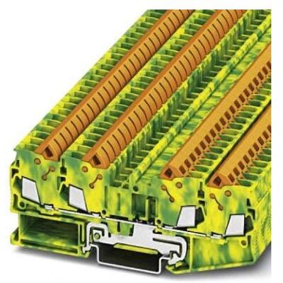 Phoenix Contact QTC 2,5-QUATTRO-PE Terminale di protezione Verde-Giallo Phoenix Contact QTC 2,5-QUATTRO-PE Terminale di protezione Verde-Giallo