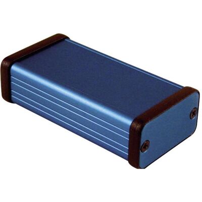 Custodia in alluminio Hammond 1455D801BU - 80 x 45 x 25mm - Blu Custodia in alluminio Hammond 1455D801BU - 80 x 45 x 25mm - Blu