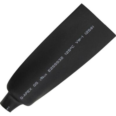 Guaina termoretraibile nera TRU Components 1570158 - 2:1 - 5m Guaina termoretraibile nera TRU Components 1570158 - 2:1 - 5m