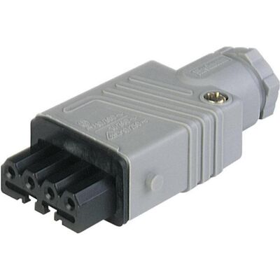 Hirschmann 931 691-106-1 Connettore di alimentazione, Dritto, Grigio - Connettore di alimentazione Hirschmann 931 691-106-1 Connettore di alimentazione, Dritto, Grigio - Connettore di alimentazione