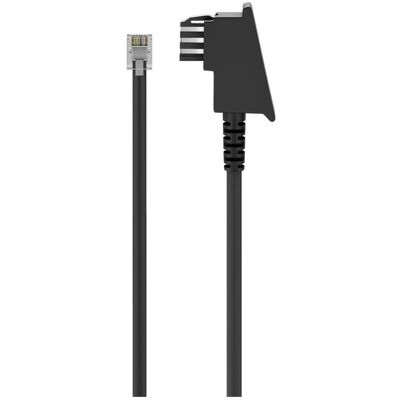 Goobay Cavo di connessione TAE-F (pin out internazionale) 4-pin, nero, 10 m, Accessori per telefoni Goobay Cavo di connessione TAE-F (pin out internazionale) 4-pin, nero, 10 m, Accessori per telefoni