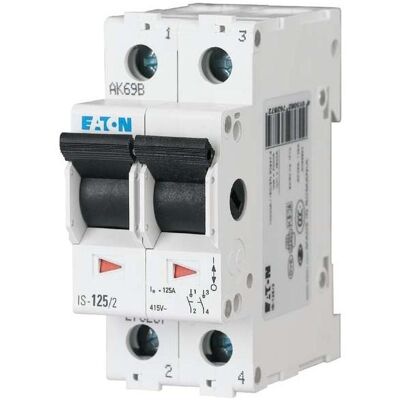 Interruttore principale Eaton 2 poli 80A - IP40 Interruttore principale Eaton 2 poli 80A - IP40