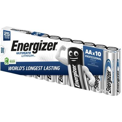 Energizer Ultimate Lithium (10 pz., AA, 3000 mAh), Batterie + pile Energizer Ultimate Lithium (10 pz., AA, 3000 mAh), Batterie + pile