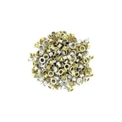Occhielli in ottone nichelato NWS - 5,5 mm, 100 pezzi - Occhielli Occhielli in ottone nichelato NWS - 5,5 mm, 100 pezzi - Occhielli
