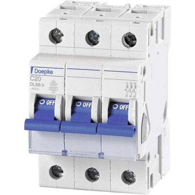 Interruttore Doepke 32A - IP20 - 6kA - Industriale/Residenziale Interruttore Doepke 32A - IP20 - 6kA - Industriale/Residenziale