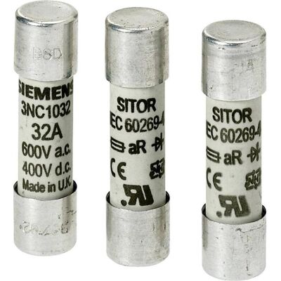 Siemens 3NC1432 - 14x51mm, 32A, aR Fusibile Siemens 3NC1432 - 14x51mm, 32A, aR Fusibile
