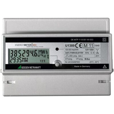 Gossen Metrawatt - U1389-V012 - 5 A - 3 fasi - Contatore energetico Gossen Metrawatt - U1389-V012 - 5 A - 3 fasi - Contatore energetico