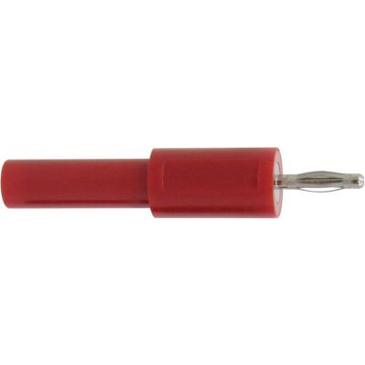 Donau Adattatore Spina 2mm Presa 4mm Rosso, Cavo + Spina elettrica, Rosso Donau Adattatore Spina 2mm Presa 4mm Rosso, Cavo + Spina elettrica, Rosso