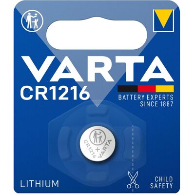 Varta Electronics CR1216 (1 pz., CR1216, 27 mAh), Batterie + pile Varta Electronics CR1216 (1 pz., CR1216, 27 mAh), Batterie + pile