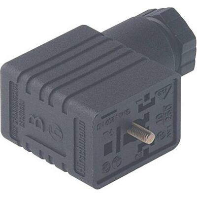 Hirschmann Connettore, montaggio libero, Cavo + Spina elettrica, Nero Hirschmann Connettore, montaggio libero, Cavo + Spina elettrica, Nero