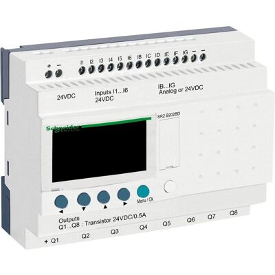 Modulo Zelio Logic di Schneider Electric - 20 ingressi/uscite, 24V CC, Serial Modulo Zelio Logic di Schneider Electric - 20 ingressi/uscite, 24V CC, Serial