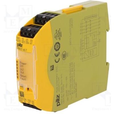 Relè di sicurezza Pilz PNOZ s6.1 - 2 canali, 24V DC, ISO 13849-1 Relè di sicurezza Pilz PNOZ s6.1 - 2 canali, 24V DC, ISO 13849-1