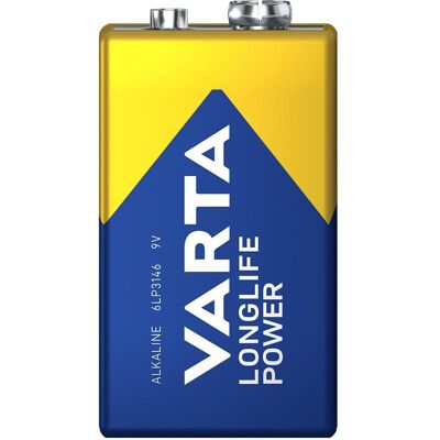 Varta 4922121412 Batteria Longlife Power 9V - Batteria Varta 4922121412 Batteria Longlife Power 9V - Batteria