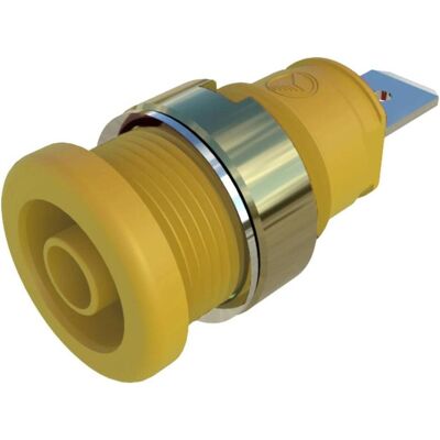 SKS Hirschmann - SEB 2620 F6,3 - Giallo - Presa di sicurezza da laboratorio SKS Hirschmann - SEB 2620 F6,3 - Giallo - Presa di sicurezza da laboratorio