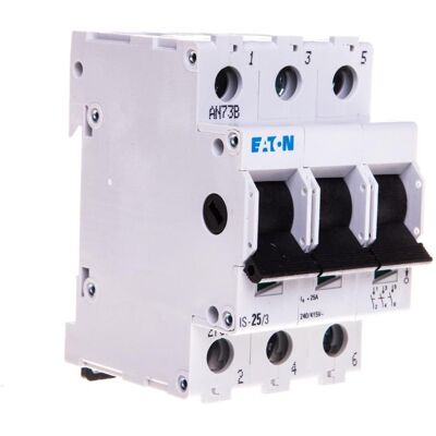 Interruttore principale Eaton 3 poli 25A IP40 - Interruttore elettrico Interruttore principale Eaton 3 poli 25A IP40 - Interruttore elettrico