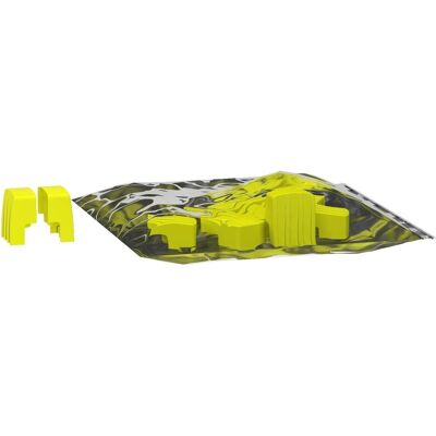 Schneider Electric - A9XPE310 - Giallo - Accessorio DIN Schneider Electric - A9XPE310 - Giallo - Accessorio DIN