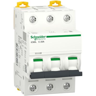 Interruttore automatico Schneider Electric A9F94325 3P 25A Tipo C Interruttore automatico Schneider Electric A9F94325 3P 25A Tipo C