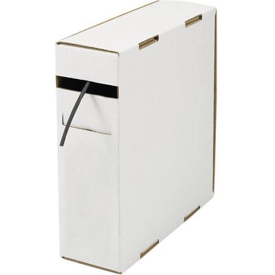 Gomma Termoretraibile Nera 3mm - Tru Components - Isolamento e Marcatura Gomma Termoretraibile Nera 3mm - Tru Components - Isolamento e Marcatura