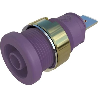 SKS SEB 2610 F4.8 Presa di sicurezza da laboratorio Presa, installazione verticale Pin-Ø: 4 mm Viola 1, Cavo + Spina elettrica, Viola SKS SEB 2610 F4.8 Presa di sicurezza da laboratorio Presa, installazione verticale Pin-Ø: 4 mm Viola 1, Cavo + Spina elettrica, Viola