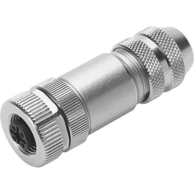 Festo NECU M12 5 Pin B-coded Plug Socket, Accessori di elettronica + Alloggiamento Festo NECU M12 5 Pin B-coded Plug Socket, Accessori di elettronica + Alloggiamento