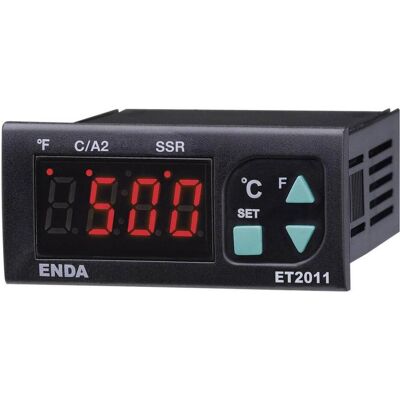 Enda ET2011-RT-230 Controllore di Temperatura PID - Montaggio a Pannello - Doppio Punto - LED 4 Cifre Enda ET2011-RT-230 Controllore di Temperatura PID - Montaggio a Pannello - Doppio Punto - LED 4 Cifre