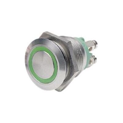 Interruttore antivandalismo Bulgin Mpi002/term/gn - 24V DC - Verde Interruttore antivandalismo Bulgin Mpi002/term/gn - 24V DC - Verde