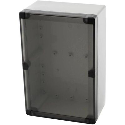 Custodia in policarbonato Fibox PCTQ3 - Trasparente fumo - 20x36x12cm Custodia in policarbonato Fibox PCTQ3 - Trasparente fumo - 20x36x12cm