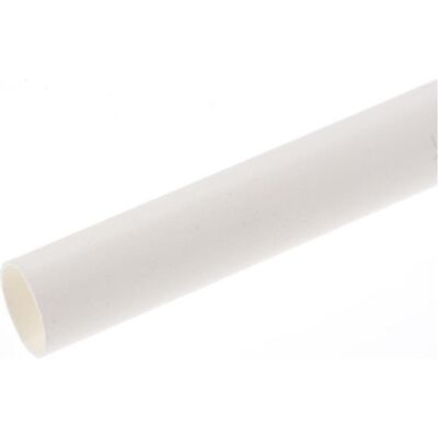 RS PRO Tubo termorestringente bianco - 6.4mm, 1.2m, 2:1, Poliolefina RS PRO Tubo termorestringente bianco - 6.4mm, 1.2m, 2:1, Poliolefina