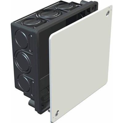 Scatola di giunzione OBO Bettermann - IP20, 150x150x65mm, Nero Scatola di giunzione OBO Bettermann - IP20, 150x150x65mm, Nero