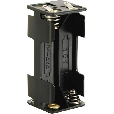 Velleman Portabatteria, Accessori pile + batterie, Nero Velleman Portabatteria, Accessori pile + batterie, Nero