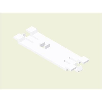 KOPOS REKE 60 HB Spaziatore canalina bianco - Accessorio gestione cavi KOPOS REKE 60 HB Spaziatore canalina bianco - Accessorio gestione cavi