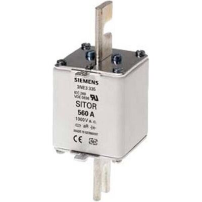 Siemens Fusibile, SITOR collegamento fusibile contatti a lama scanalata NH A (670 A) Siemens Fusibile, SITOR collegamento fusibile contatti a lama scanalata NH A (670 A)