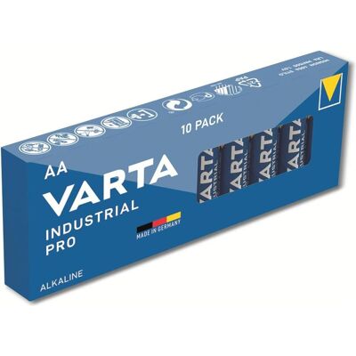 Varta Batterie AA Industriale - Confezione da 10 - Batteria Varta Batterie AA Industriale - Confezione da 10 - Batteria