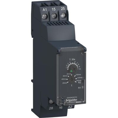 Schneider Electric - RE22R2QEMT - Relè temporizzato - 0,3-30s - Guida DIN - Stella-triangolo Schneider Electric - RE22R2QEMT - Relè temporizzato - 0,3-30s - Guida DIN - Stella-triangolo