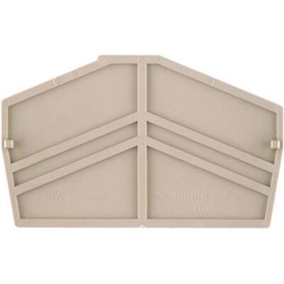 Weidmüller Z-series, End plate,ZAP ZDU4-2 (Vari), Accessori di elettronica + Alloggiamento, Beige Weidmüller Z-series, End plate,ZAP ZDU4-2 (Vari), Accessori di elettronica + Alloggiamento, Beige