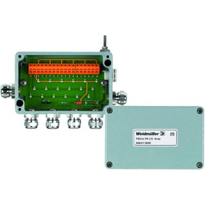 Weidmüller Distributore standard FBCON PA CG (Morsettiere), Accessori di elettronica + Alloggiamento, Grigio Weidmüller Distributore standard FBCON PA CG (Morsettiere), Accessori di elettronica + Alloggiamento, Grigio