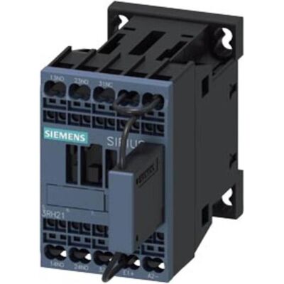 Siemens 3RH2122-2LB40-0LA0 Contattore ausiliario 24V DC 2NO+1NC - Relè Siemens 3RH2122-2LB40-0LA0 Contattore ausiliario 24V DC 2NO+1NC - Relè