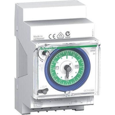 Timer Schneider Electric - 1 Canale - Montaggio su guida DIN - 250V AC Timer Schneider Electric - 1 Canale - Montaggio su guida DIN - 250V AC