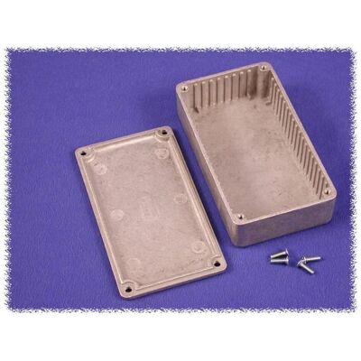 Custodia in alluminio pressofuso Hammond 1590PF con base a flangia - Custodia Custodia in alluminio pressofuso Hammond 1590PF con base a flangia - Custodia