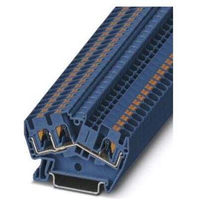 Phoenix Contact PTS 4-TWIN BU - Blu - Terminale di collegamento - 3 punti Phoenix Contact PTS 4-TWIN BU - Blu - Terminale di collegamento - 3 punti