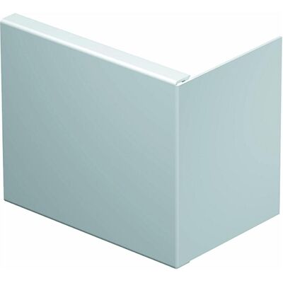 OBO Bettermann Pezzo Finale 130x100mm PVC Bianco - Pezzo finale per canale di gestione dei cavi OBO Bettermann Pezzo Finale 130x100mm PVC Bianco - Pezzo finale per canale di gestione dei cavi