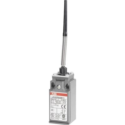 ABB Interruttore di fine corsa 400 V/AC 1,8 A asta a molla momentanea LS32P92B11 IP65 1 pz., Pulsante + Interruttore ABB Interruttore di fine corsa 400 V/AC 1,8 A asta a molla momentanea LS32P92B11 IP65 1 pz., Pulsante + Interruttore