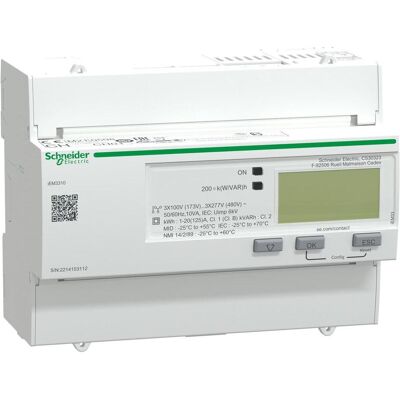 Schneider Electric Acti9 iEM - misuratore di energia trifase - 125A - certificato MID Schneider Electric Acti9 iEM - misuratore di energia trifase - 125A - certificato MID